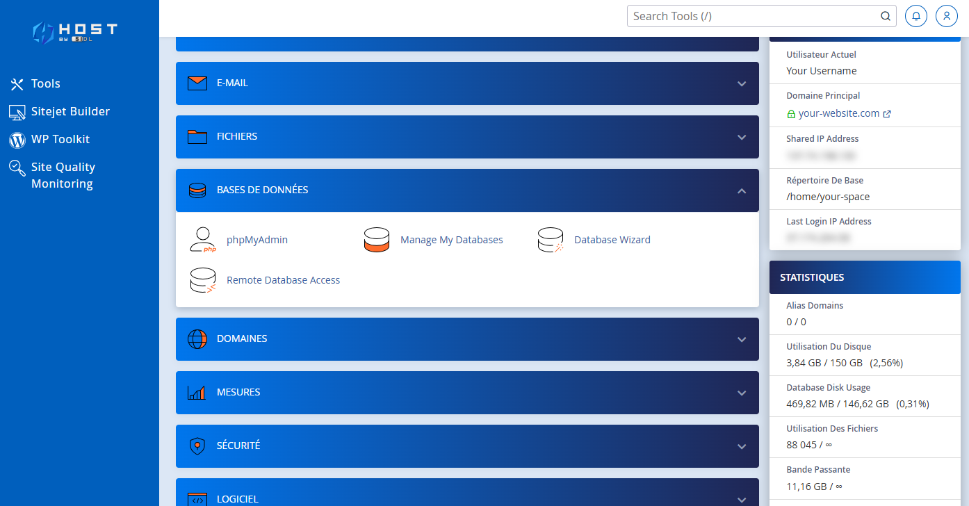 Gestion des bases de données SQL