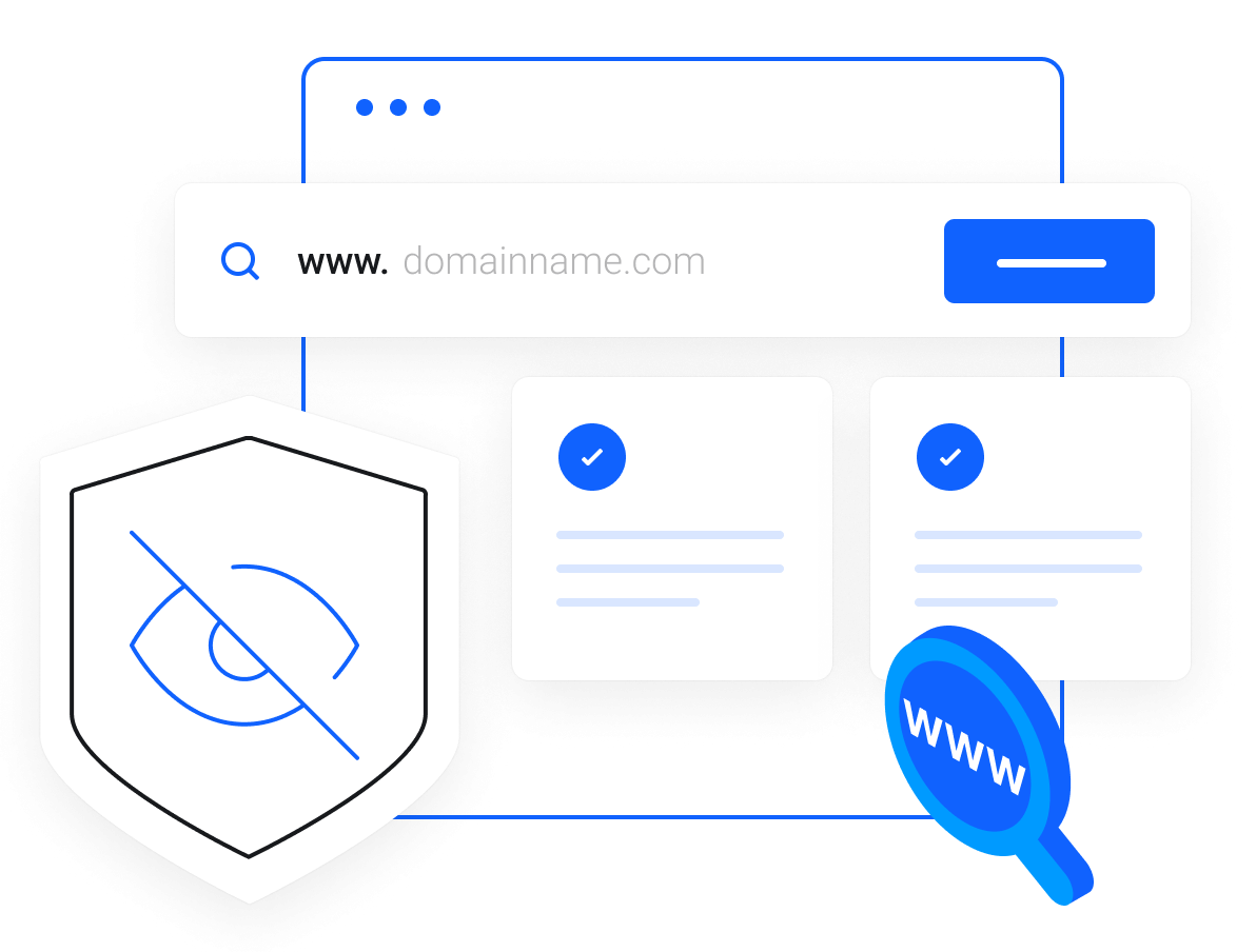Liste des TLD's - Enregistrement de domaine privé gratuit