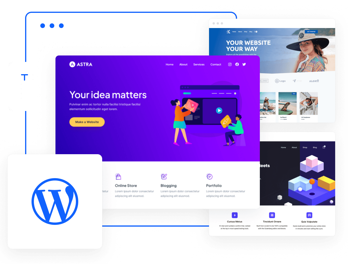 Hébergement web, Email, Nom de domaine et site internet - Créez votre site Web avec un hébergement WordPress optimisé